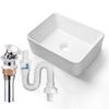 1-дюймовая раковина Tenraku, раковина для мытья рук, керамическая стильная отдельно стоящая раковина для мытья рук, роскошная квадратная раковина для мытья рук, раковина для умывальника