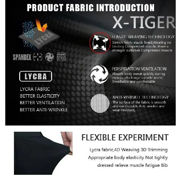 X-Tiger Whole Black 5D GEL Pad Pro Cycling Bib Pants MTB Bike Cycling Trousers Anti-sweat Quick-Dry Mountian Bike Bib Pants