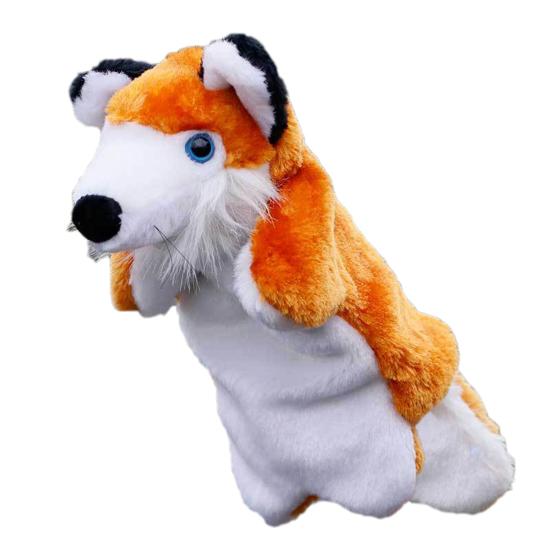 25cm Hand Puppet Flexibility Parent-child Interaction Funny Cute Fox Crow Mini Doll Props Kids Toy Gift