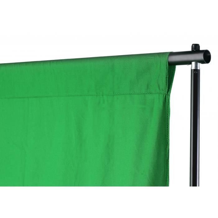 VidaXL Système de support de toile de fond 500 x 300 cm Vert