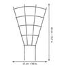 Metal Trellis for Climbing Plants Green Plant Support 3Pcs for Garden Use