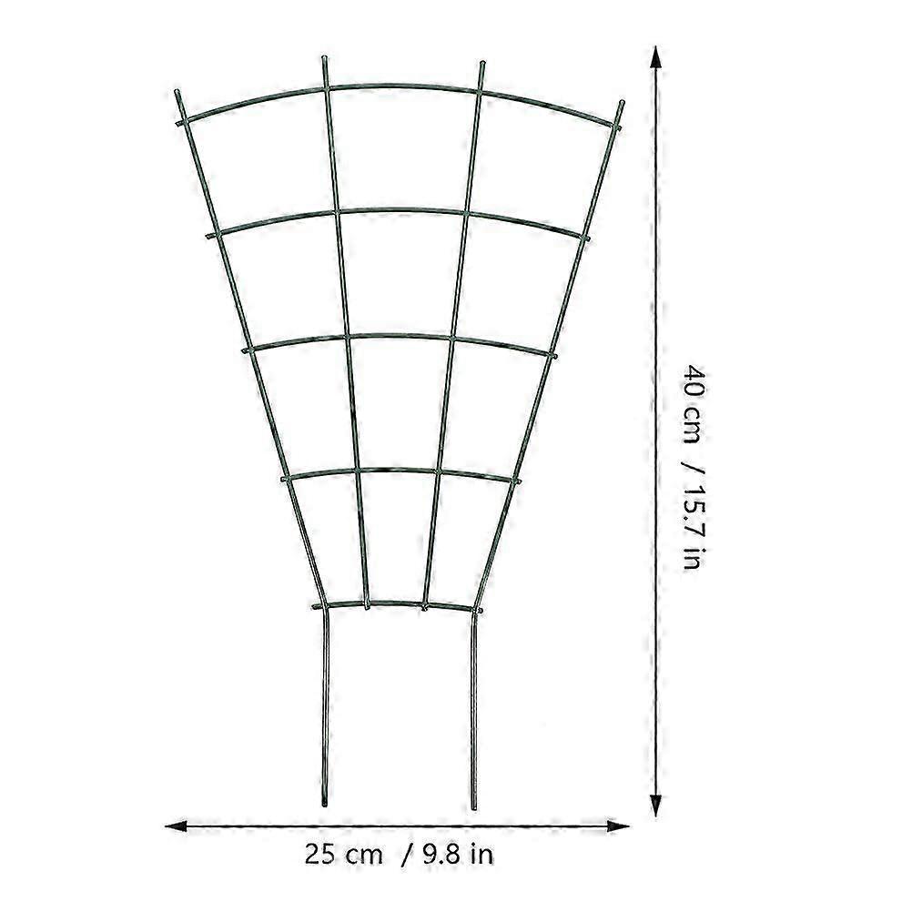 Metal Trellis for Climbing Plants Green Plant Support 3Pcs for Garden Use