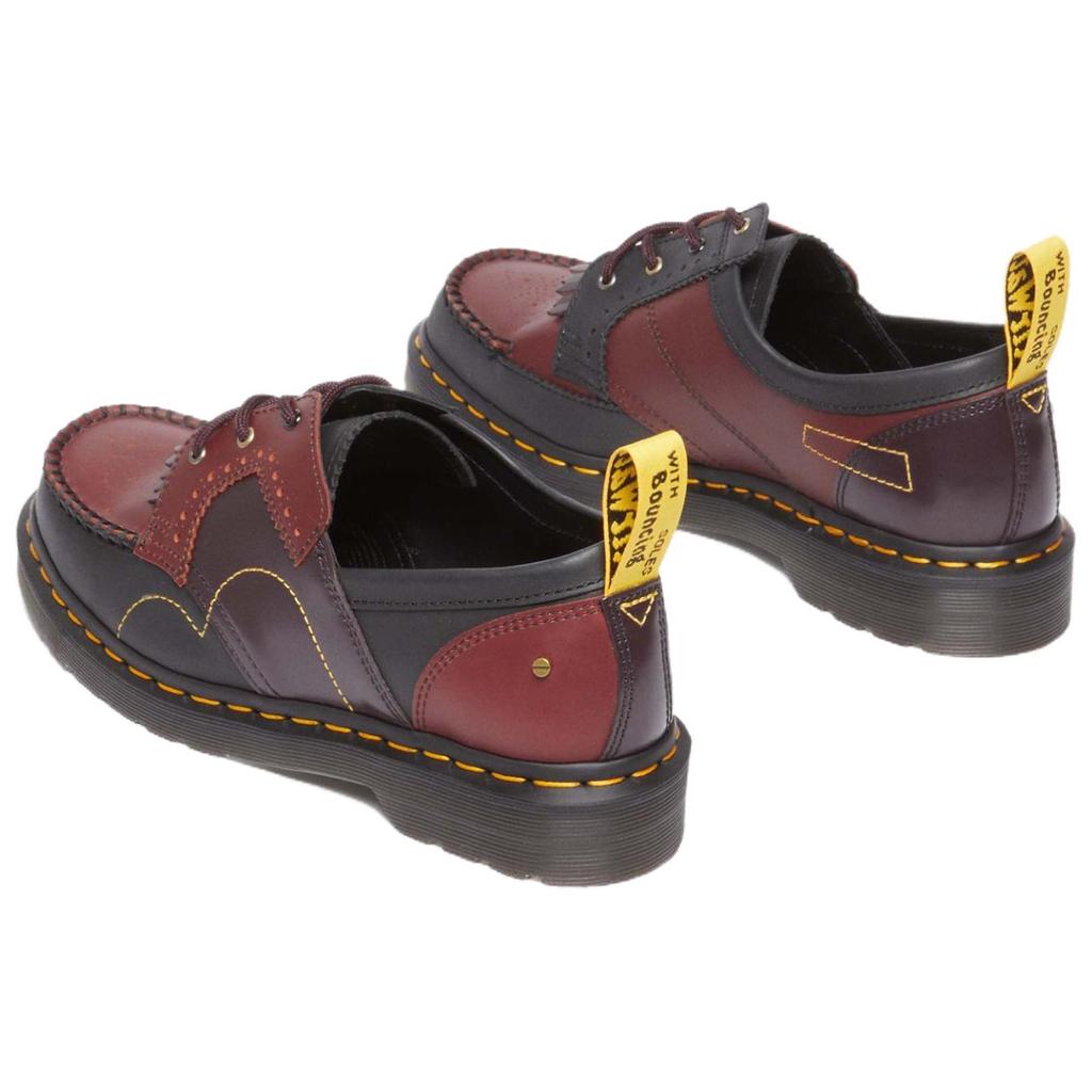 Dr. Martens Leather Fashion Trend Simple Classic Non-Slip Low-Top Casual Shoes Unisex Casual Shoes Black Red 31837146