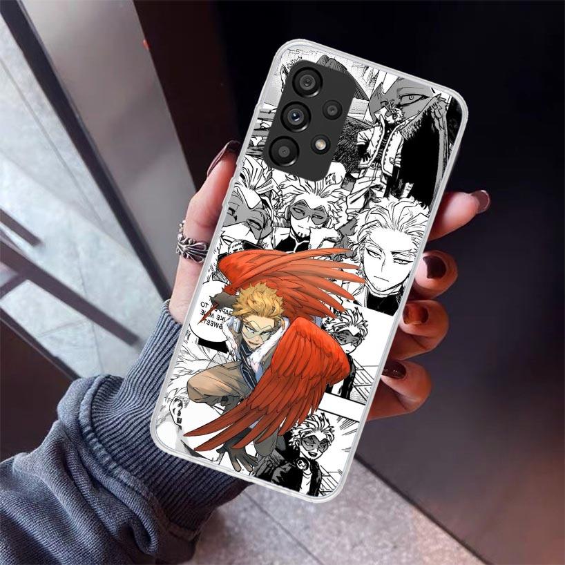 Чехол для телефона Hawks MHA My Hero A-Academy для Samsung Galaxy A17 A57 A37 A16 A26 A36 A56 A15 A25 A35 A55 A14 A13 A54 A53 A34 A24 A3