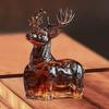 Funny Animal Whiskey Decanter, Wolf Elephant Deer Owl Shaped Engraved Whiskey Glasses, Unique Wine Bottle