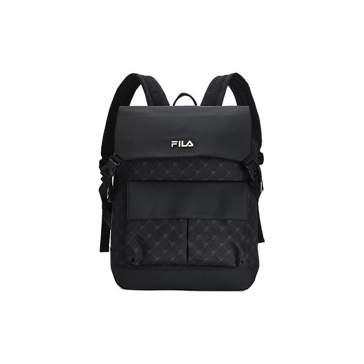 New FILA Fabric Laptop Bag Backpack Regular Men's Black F13M328104F-BK
