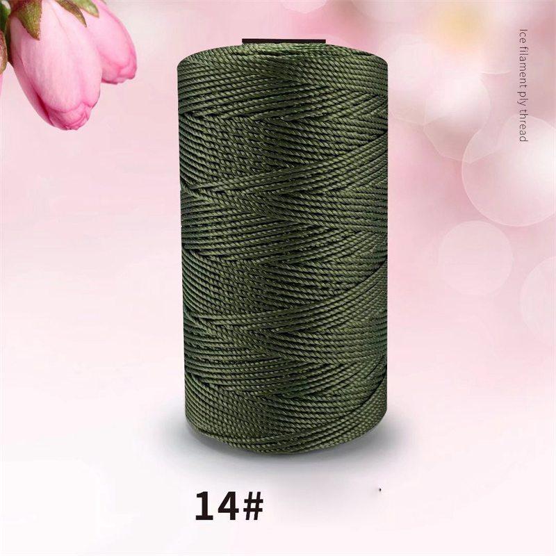 Ручная работа, ремесло, витой шнур макраме, сделай сам, свадебный декор, полипропиленовая швейная нить, 34 цвета, веревка