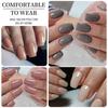 96Pcs Solid Color Matte Nails, Short Full Cover Fake Nails, Press-on Short False Nail Tips