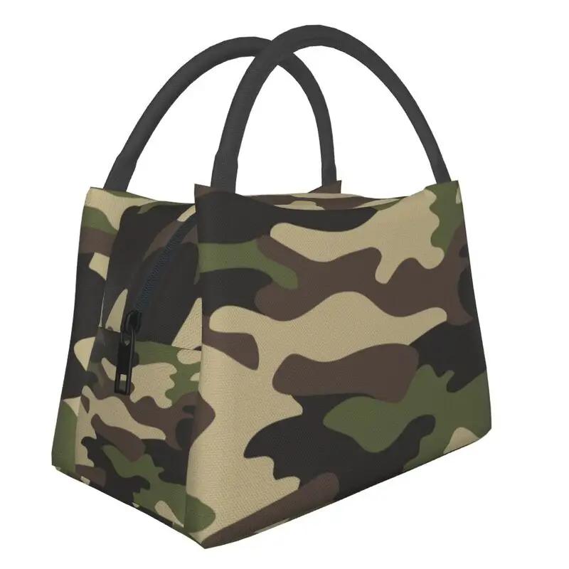 Camo термоизолированная сумка для ланча женская на руку военный камуфляж портативный контейнер для ланча многофункциональная коробка для еды