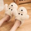 Fashion Shevalues Cute Furry Slipper For Women Girls Winter Fashion Milk Cow Fluffy Warm Slippers For Home Cartoon Animal  Cotton Shoes