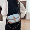 Ретро маленькая сумка женская сумка лето новая мода сумка через плечо модная кроссбоди контрастного цвета маленькая квадратная сумка тренд