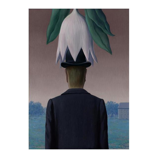 Rene Magritte Canvas Painting Surrealism Classic Artwork Reproduction Posters Print Wall Art Picture Home Decor for Living Room