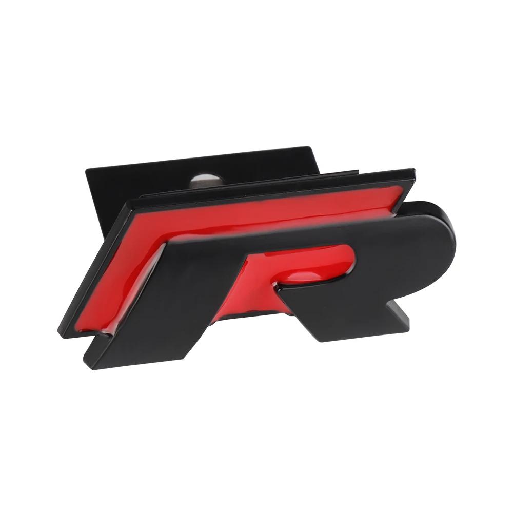 RUNTB1 2026 Горячий Для VOLKSWAGEN VW 3D Металлический Значок-Наклейка R RLINE На Переднюю Решетку Автомобиля Для Volkswagen VW K5 MK6 MK7 Декор Логотипа D