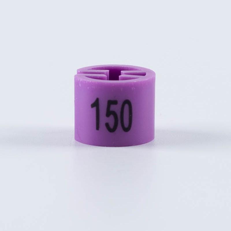 Красочный магазин детской одежды Двусторонняя печать Пряжка для размера Круглые вешалки