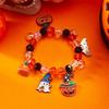 Halloween Funny Pumpkin Ghost Bracelet For Women Black Bat Spider Web Hat Metal Chain Bangles Hip Hop Punk Festival Jewelry Gift