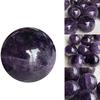 1pcs 2-2.5cm Natural Amethyst Quartz Stone Sphere Crystal Ball Fluorite D6W0