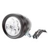 6 LED Bike Headlight Black&Sliver Vintage Bike Light Durable LED Headlamp  Road Cycling