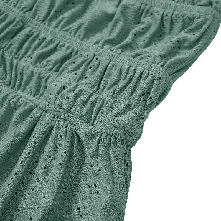 Women Summer Casual Sleeveless Strapless A-Line High Waist Solid Color One Collar Dresses Spring S-XL Middle Long Dress