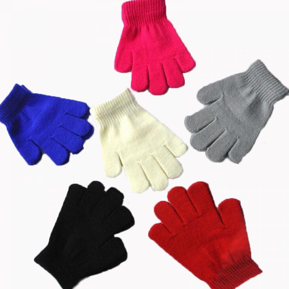 Magic Boy Girl Warm Children Stretch Knitted Glove