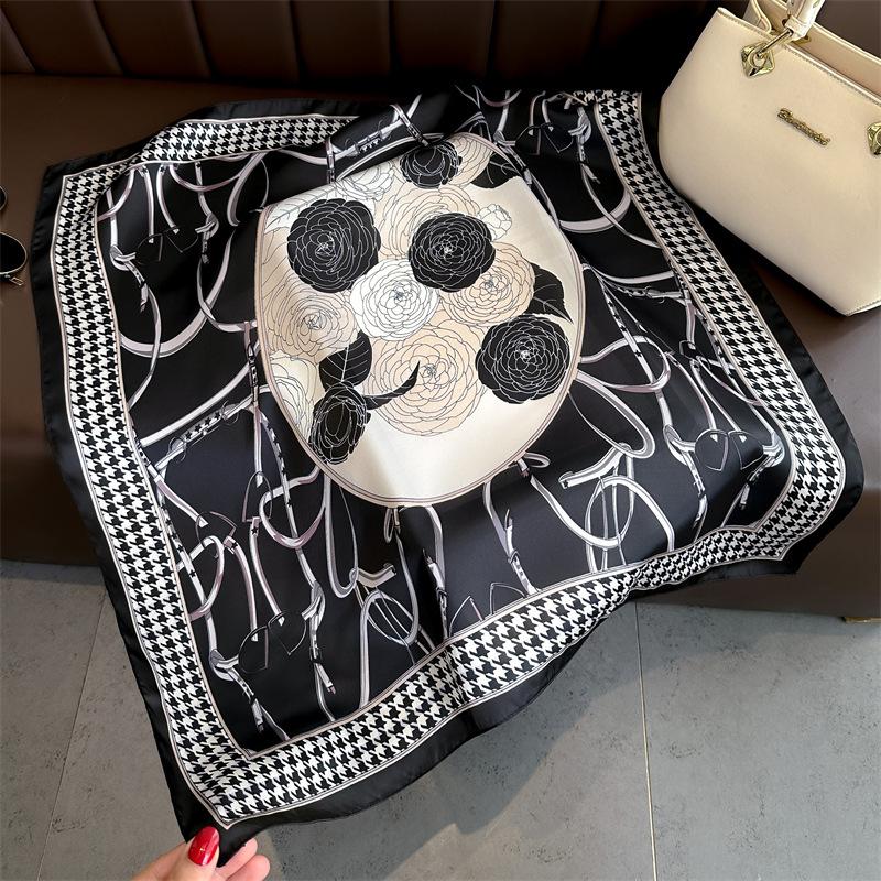 70 * 70 см новый шелковый маленький квадратный шарф для защиты шеи женщин профессиональный шарф универсальный шарф для волос шарф