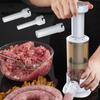 Manual Sausage Maker Stuffer with 4 Stuffing Tubes for Household Use