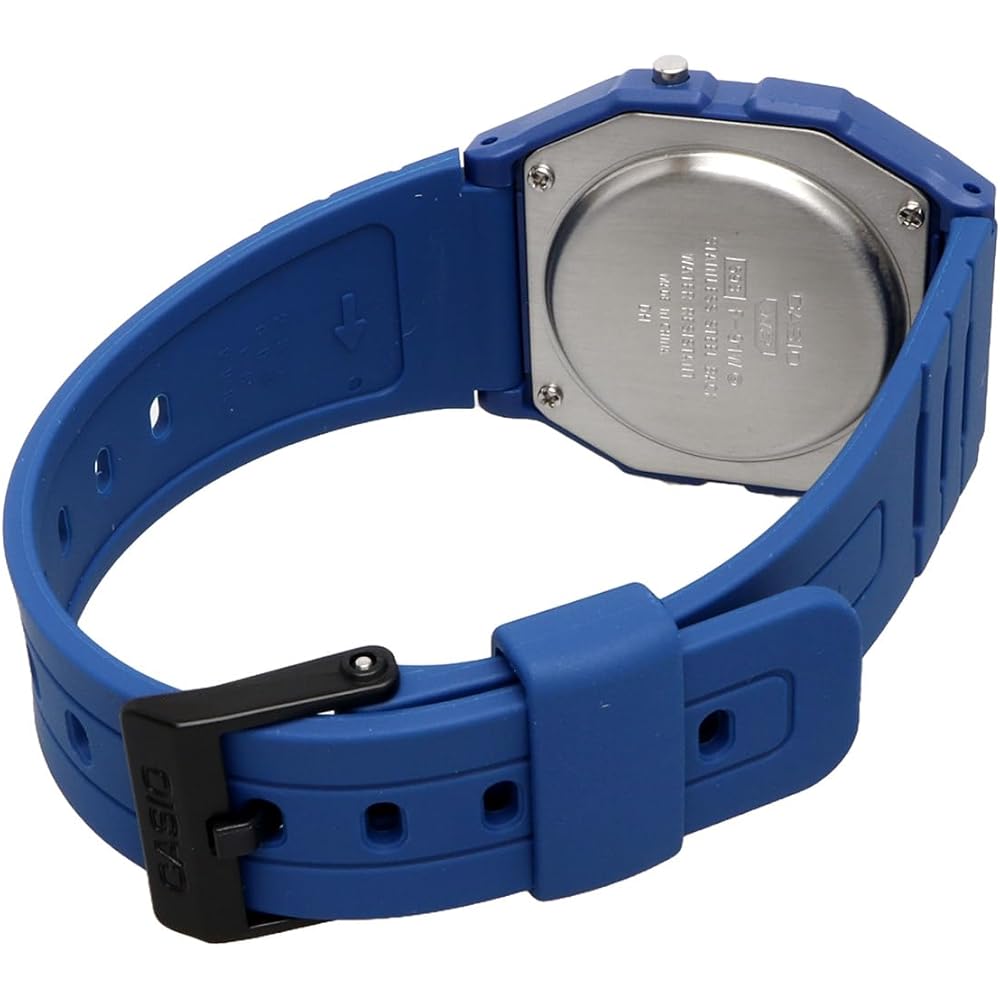 Casio F-91WB-2A1 Unisex Digital Watch Biomass Plastic Band Blue Simple Packaging