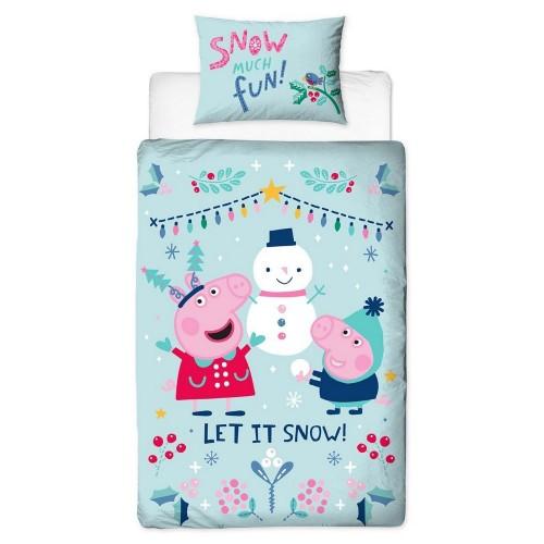 Peppa Pig Комплект пододеяльников «Снеговик»
