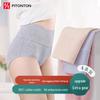 FitonTon Women's 4-Pack High-Waist Cotton Tummy Control Briefs