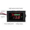 2025 New Compact 12V Digtal Gauge with Switch Acid Battery USB Voltmeter