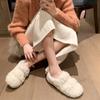 Fashion Winter New Flat Shoes Women's Fashion Round Head Suede Soft Sole Non-slip Comfortable Low-top Woolen Shoes