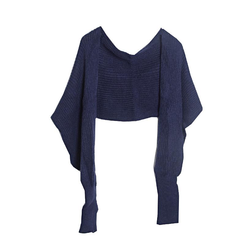 1Pcs Scarf Neck Scarf Sleeve Scarf Wear A Scarf Knitted Scarf