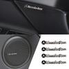 AAVN1 3D Aluminum Car Audio Speaker Decorate Badge Sticker Accessories For Mercedes Benz AMG A B C S Class CLA GLB W108 W124 W126 W140