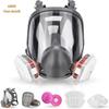 6800 Gas Mask Full Face Respirator] Paint Mask for Painting, Machine Polishing, Welding and Other Work Protection, Gas Mask