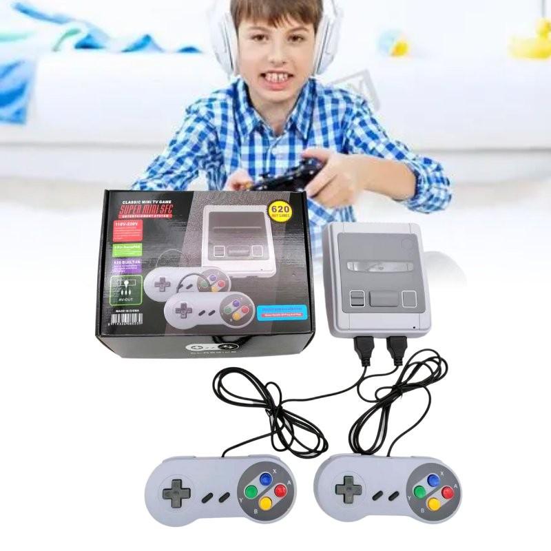 Ретро Супер Мини Консоль NES с 620 Классическими Играми для Ностальгического ТВ-гейминга