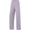 Fitness Series Solid Color Casual Breathable Comfortable Straight Leg Woven Sports Pants Women Pants Smoky-Purple AKLU694-5
