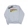 Mens Superman Telescopic Crackle Logo Sweatshirt