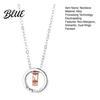 Symbolic Love Necklace Ring Charm Couple Dual Rings Pendant Her