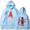 2023 модная новая толстовка с капюшоном с рисунком Anuel AA, толстовка для пары Real Hasta La Muerte, уличная спортивная толстовка в стиле хип-хоп оверсайз