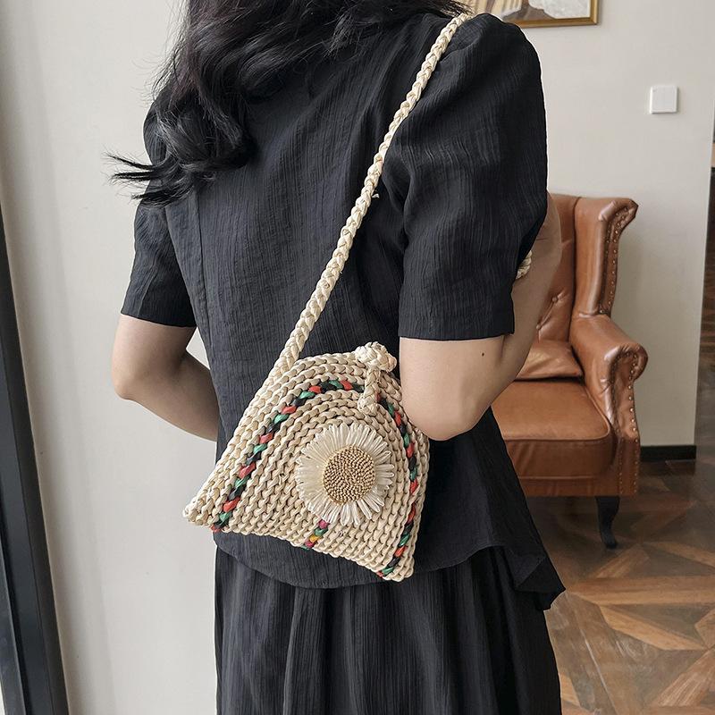 Уникальный нишевый дизайн, новая женская популярная личность, красивая тканая сумка-мессенджер, повседневная сумка-ракушка