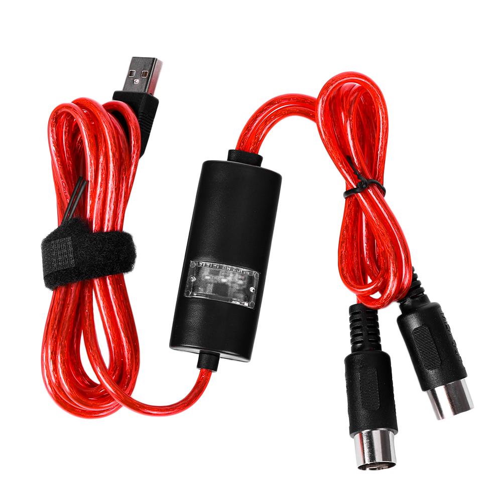 USB In-Out Midi кабель-конвертер ПК в музыкальную клавиатуру адаптер шнур