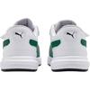 Puma Evolve Court V Jr Versatile Comfortable Low-Top Kids Skate Shoes Kids Sneakers White Green 404315-03