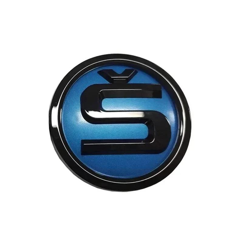 QHCE9 For Skoda For SKODA Front and Rear Car Emblem Logo Sticker 80MM 90MM 100MM