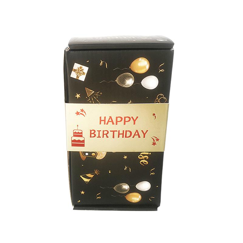 10Pcs Folding Explosion Surprise Gift Boxes Black Gold Bounce Surprise Gift Box Bouncing Box Valentine'S Day Gift