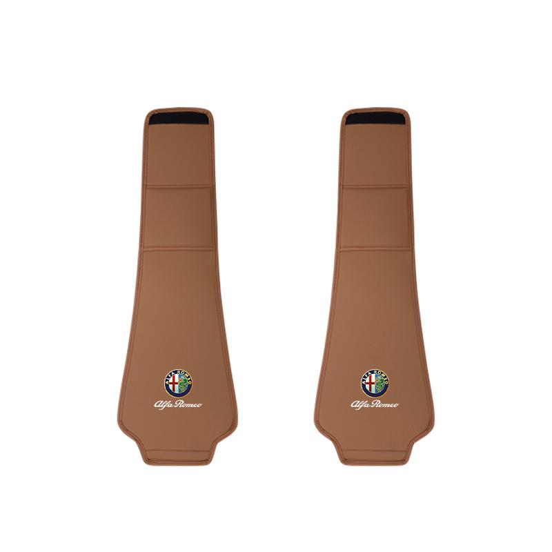 For Alfa Romeo Leather Car Seat Headrest AntiDirty Elastic Pillowcase Protective Cover For Alfa Romeo 4C 159 166 Giulia Giuliett