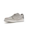 Air Jordan 1 Retro Low OG Metallic Silver Мужские кроссовки серые нейтрально-серые белые CZ0790-002