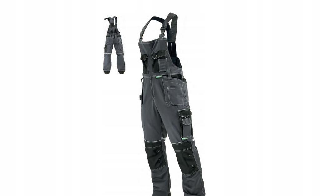 Stalco Allround Line Dungarees Gray-Black Size -44443 1 Pc