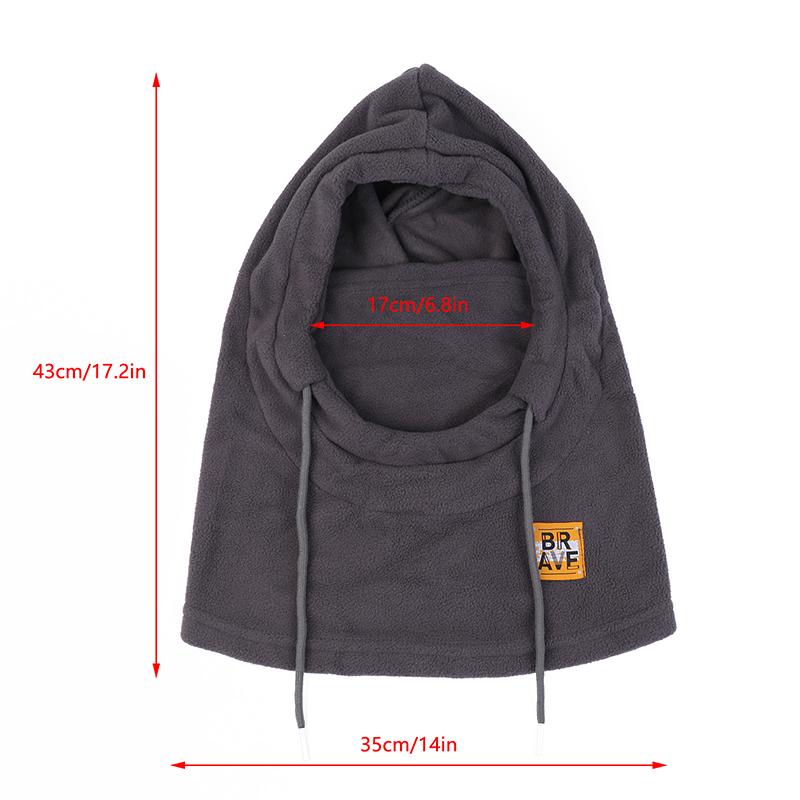 Зимняя термофлисовая балаклава шарф лыжная маска для лица утеплитель для шеи снуд капюшон шапка ветрозащитная холодная теплая кепка для верховой езды спортивная и уличная