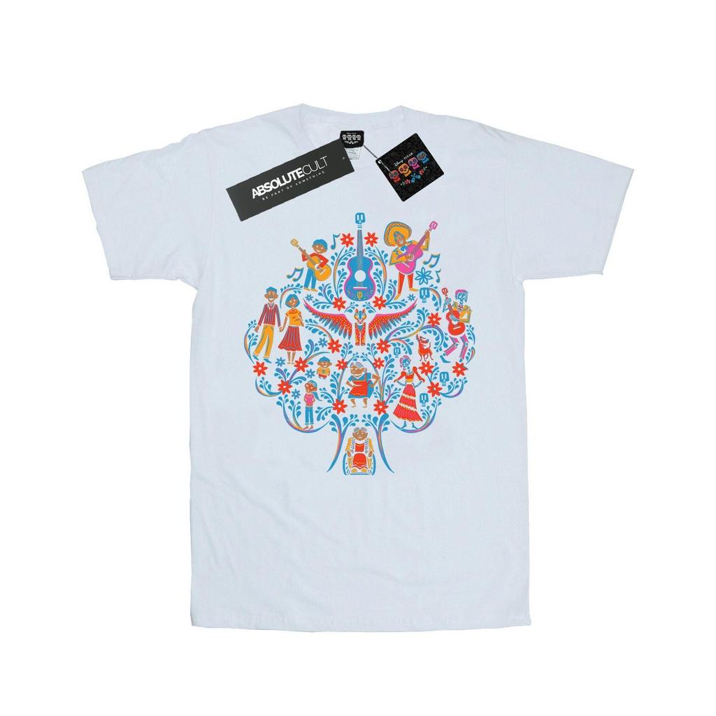 Disney Womens/Ladies Coco Tree Pattern Cotton Boyfriend T-Shirt