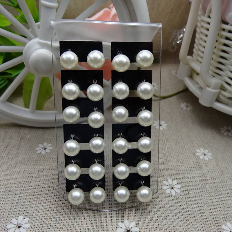 Булавка-гвоздик, шарик, железо, простые серьги, ювелирные изделия, пластик, искусственный жемчуг