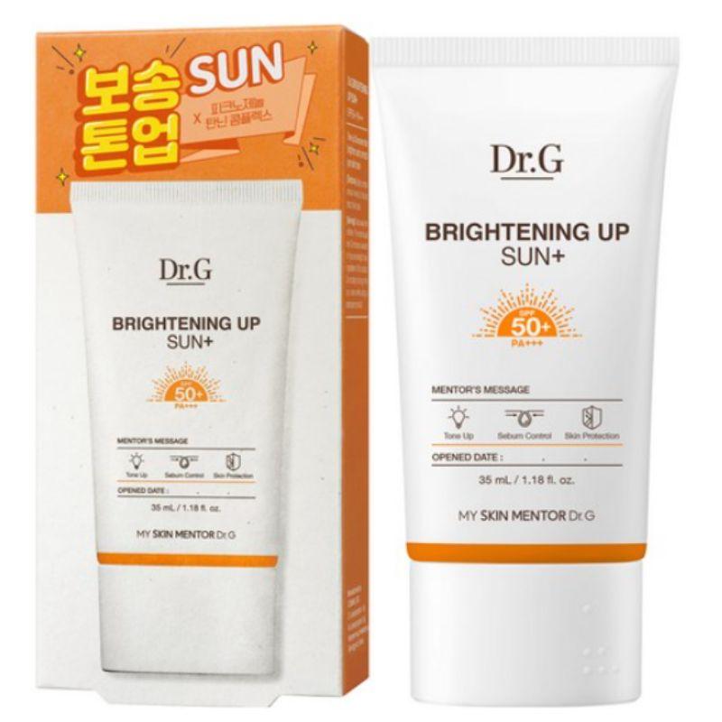 Dr.G Осветляющий солнцезащитный крем Sun Plus SPF50+ PA+++ с тонирующим эффектом, минеральный, 35 мл